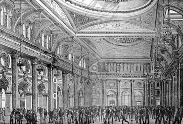 Interior de la Bolsa Real, Manchester